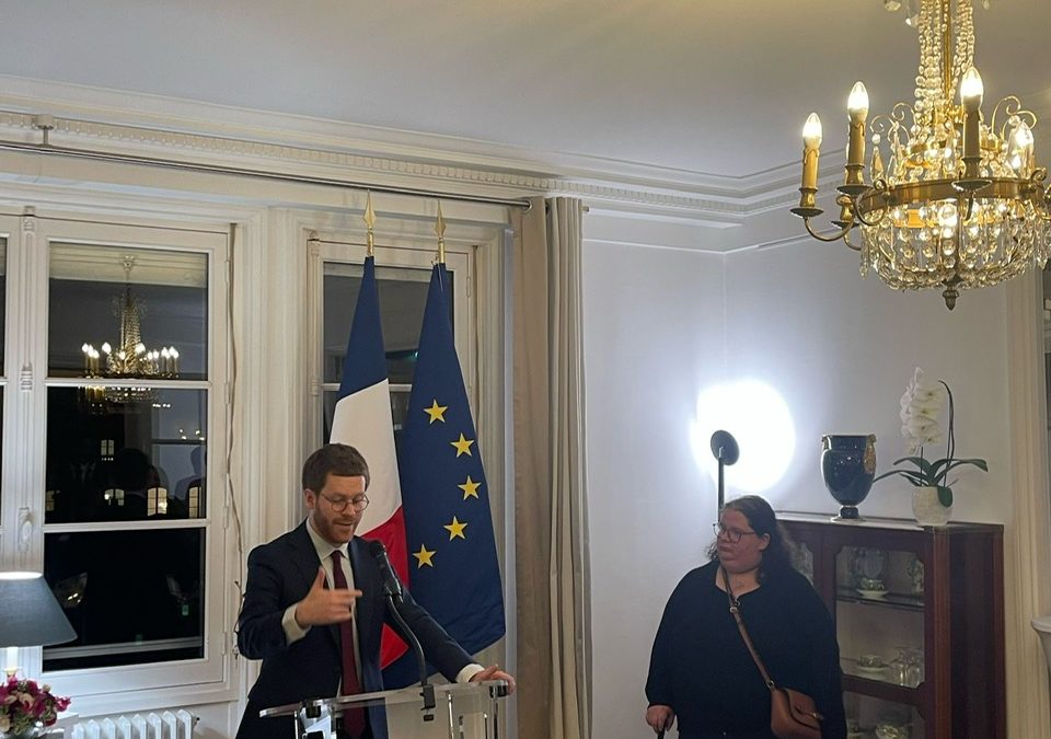 Remise de médaille de l’Assemblée Nationale par le député David Amiel