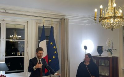 Remise de médaille de l’Assemblée Nationale par le député David Amiel